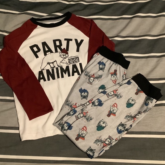 “Party Animal” Winter PJ Set - Picture 1 of 1